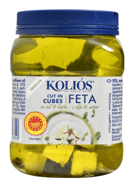 (Utgått) Gresk feta terning i olje PDO 300 g