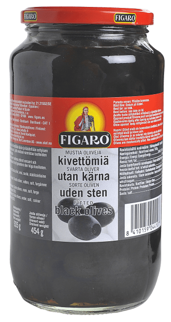 Figaro oliven sort u/sten 935 g