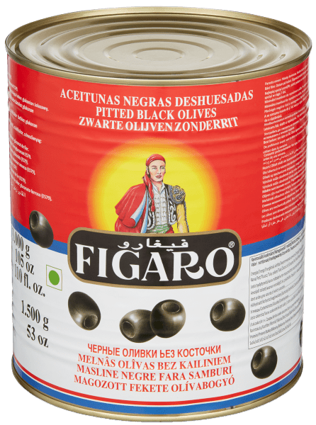 Figaro oliven sort u/sten 3 kg
