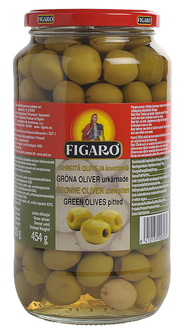 Figaro oliven grønn u/sten 920 g