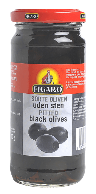 Figaro oliven sort u/sten 240 g