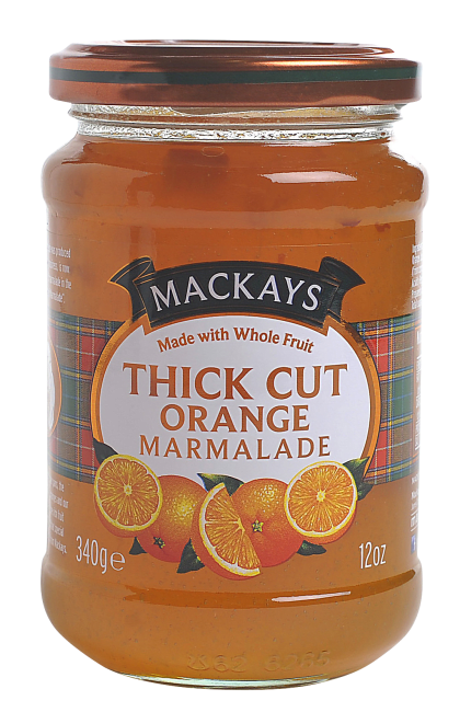 Mackays appelsinmarmelade store biter 340 g