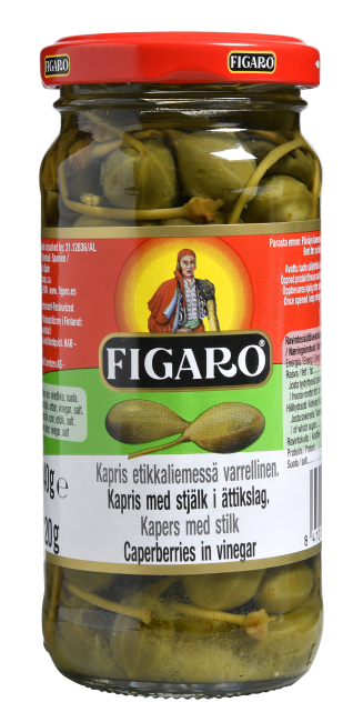 Figaro kapers m/stilk 240 g
