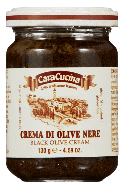 Cara Cucina olivenkrem sort 130 g