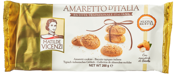 (Nytt nr 341058) Vicenzi amaretto kjeks 200 g