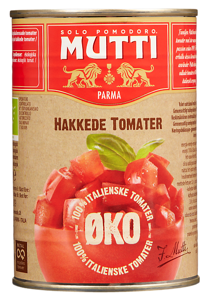 Mutti tomater hakkede (polpapezzi) ØKO 400 g