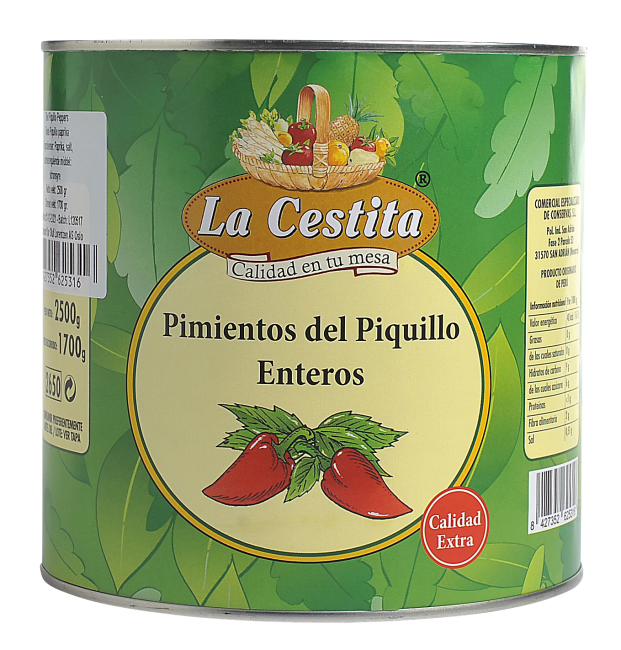 Grillet hel paprika 2,5 kg