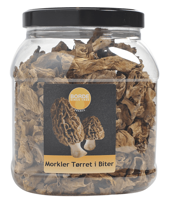 Borde tørket morkelstilker i biter 150 g