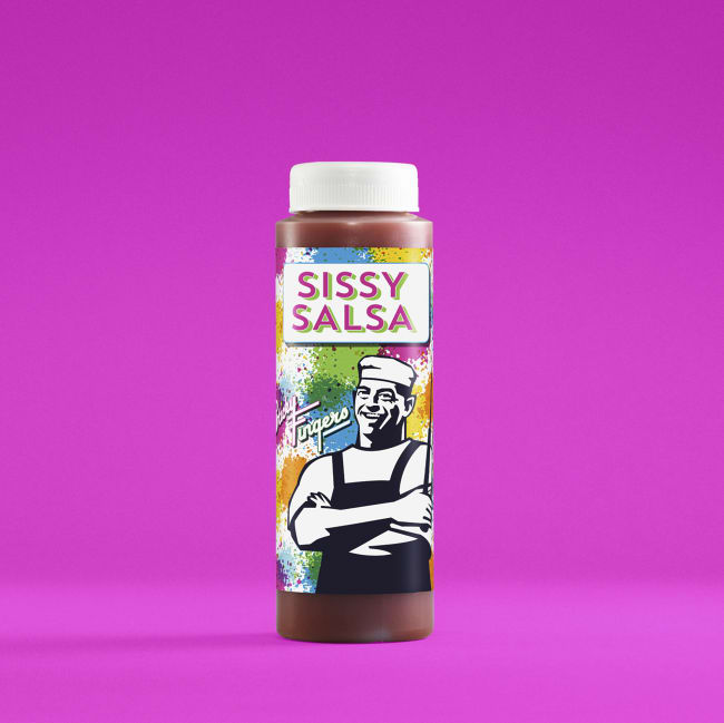 (Utgått) Sticky Fingers sissy salsa 237 ml