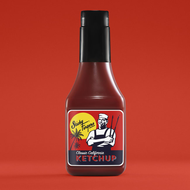 (Utgått) Sticky Fingers classic ketchup 400 g