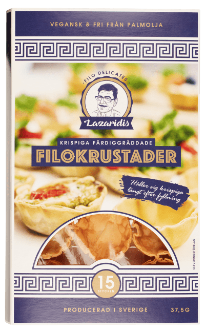Lazaridis filokrustader 15 stk 37,5 g