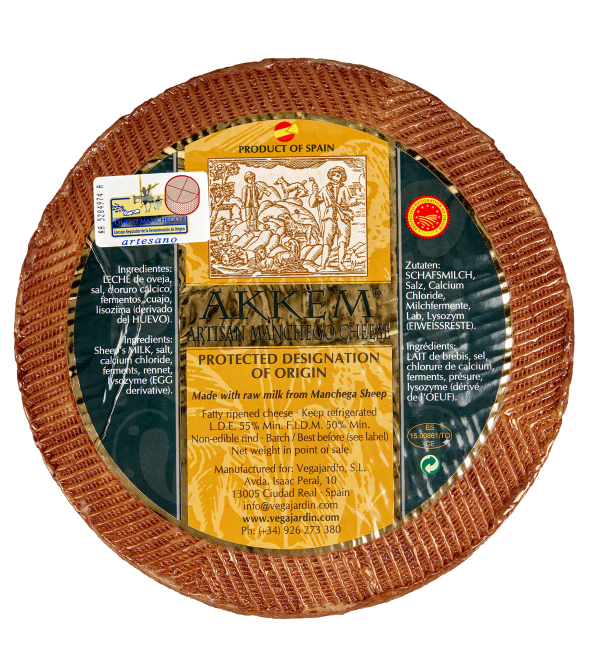 Manchego råmelk 6 mnd DOP ca 3 kg