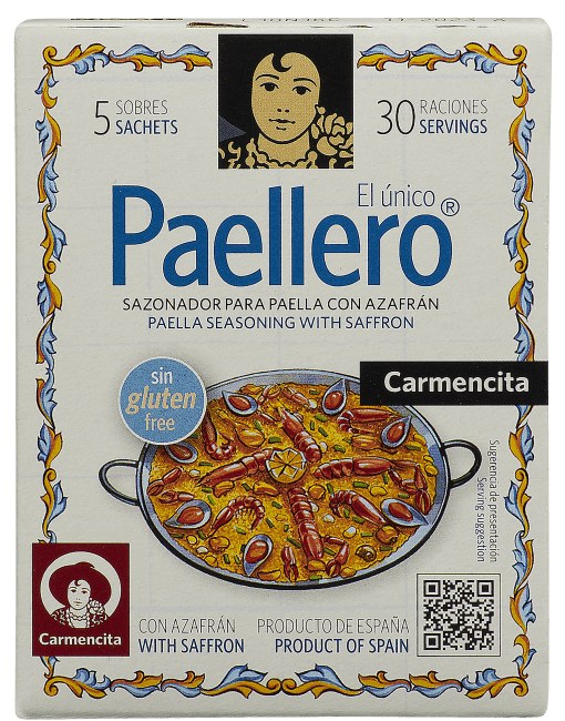 Carmencita paella krydder 4 g x 5 stk