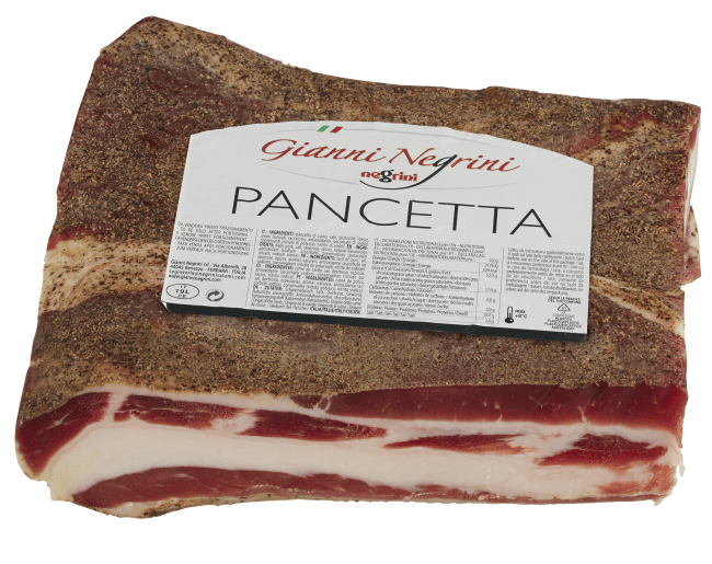 Negrini pancetta Singola ca 1,5 kg