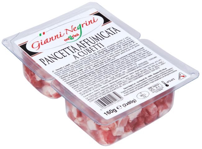 (Nytt nr 501652) Negrini pancetta cubetti 160 g