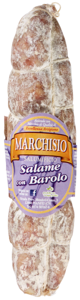 Marchisio salami med Barolo vin ca 300 g