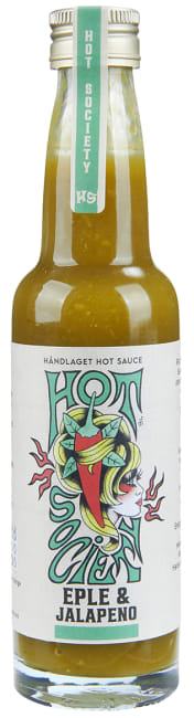 (Utgått) Hot Society eple&jalapeno hot sauce 100ml