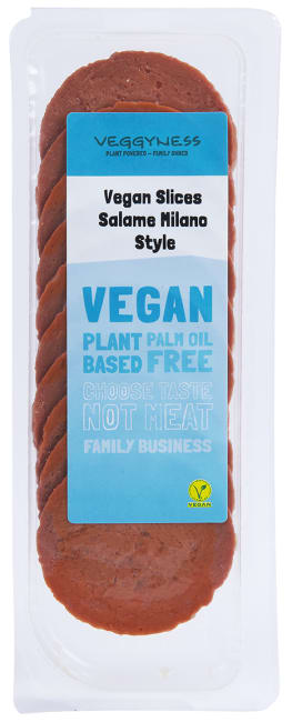 (Utgått) Veggyness vegan salami skivet 80 g