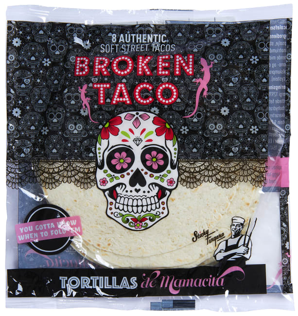 (Utgått) Broken Taco tortilla S 8 pk 220 g