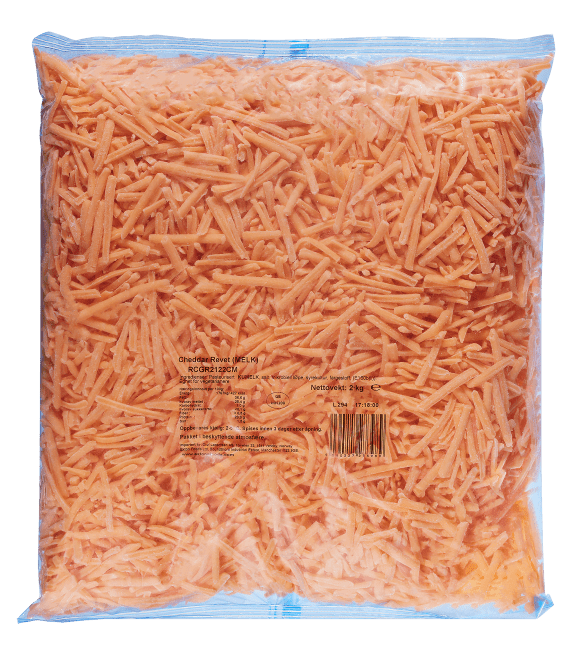 Extons engelsk cheddar revet 2 kg