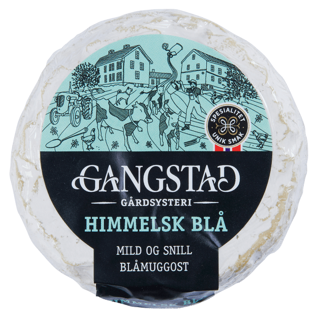 Gangstad Himmelsk Blå ca 200 g
