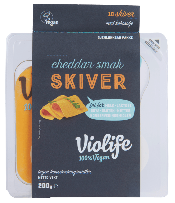 Violife skiver cheddar 200 g