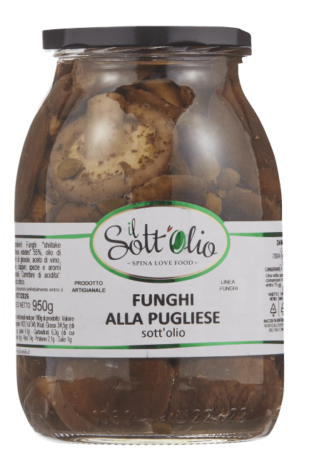 Spina funghi alla pugliese sott`olio 950 g