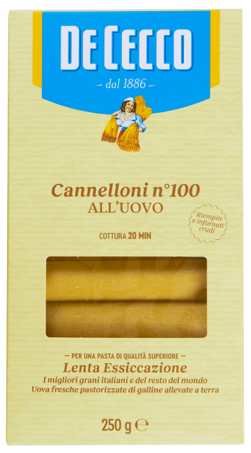 De Cecco eggpasta cannelloni 250 g