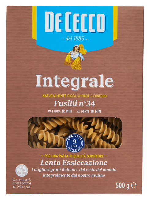 De Cecco fusilli (skruer) fullkorn 500 g
