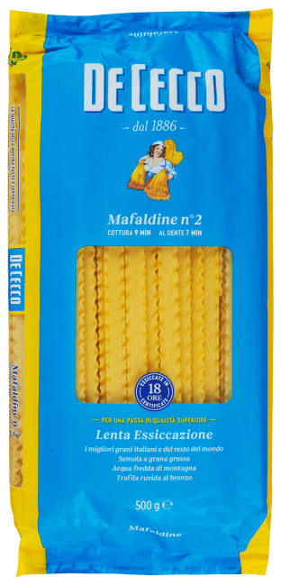 (Nytt nr 263481) De Cecco mafaldine 500 g