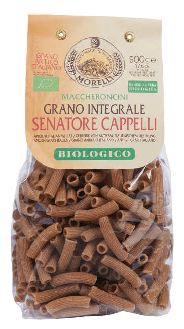 Morelli maccheroncini pasta fullkorn ØKO 500 g