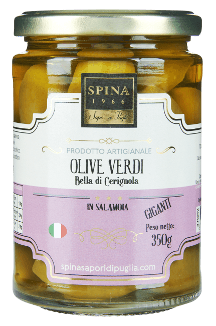 Spina olive verdi bella di cerignola 350 g