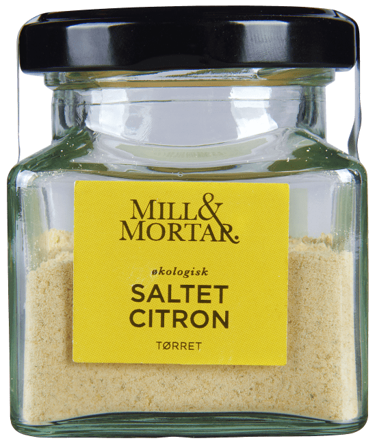 Mill & Mortar saltet sitron ØKO 40 g