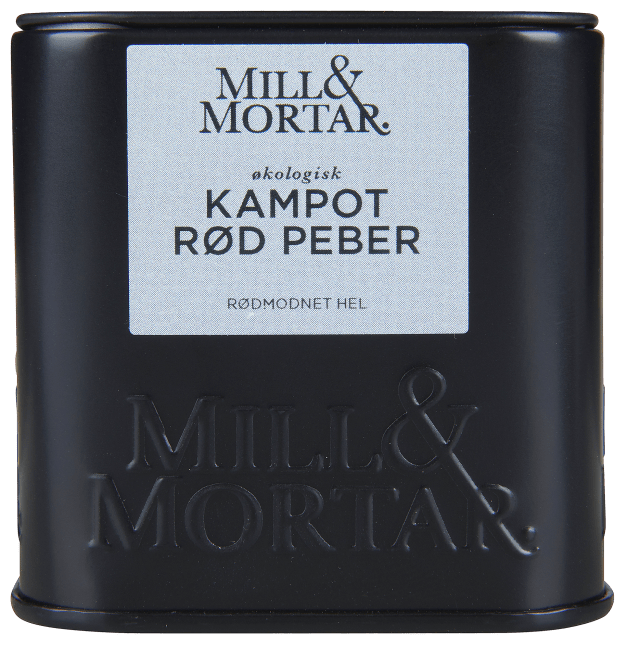 Mill & Mortar kampot rød pepper ØKO 50 g