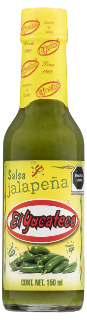 (Utgått) El Yucateco Jalapeno saus 150 ml