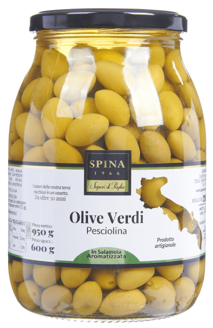 Spina olive verdi pesciolina 950 g