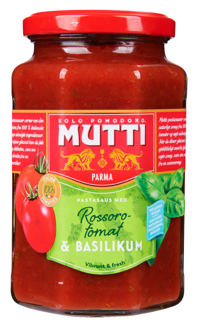 Mutti pastasaus m/basilikum 400 g