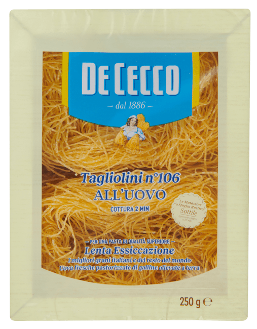 De Cecco eggpasta tagliolini 250 g