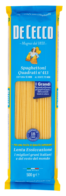 De Cecco spaghetti (firkantet) 500 g