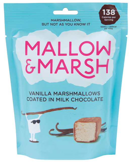 Mallow & Marsh marshmallows sjoko & vanilje 100 g