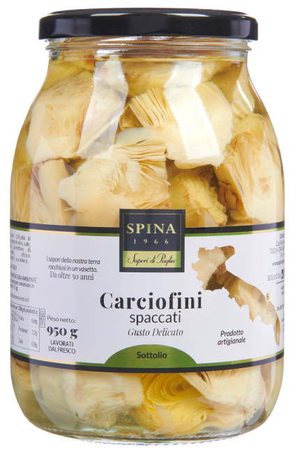 Spina carciofini spaccati gusto delicato 950 g