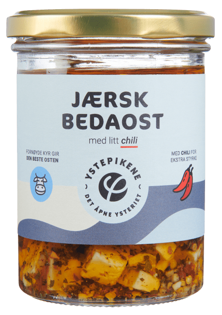 Ystepikene Jærsk Bedaost chili 378 g