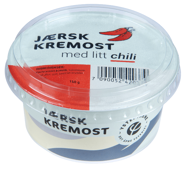 Ystepikene Jærsk kremost chili 150 g