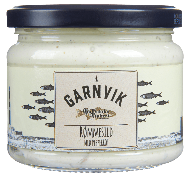Garnvik rømmesild m/pepperrot 300 g