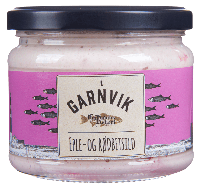 Garnvik eple og rødbetsild 300 g