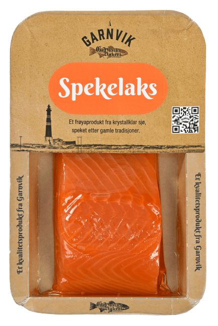 Garnviks Røkeri spekelaks bit ca 250 g