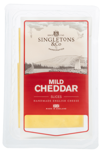 (Utgått) Singletons cheddar engelsk mild skivet