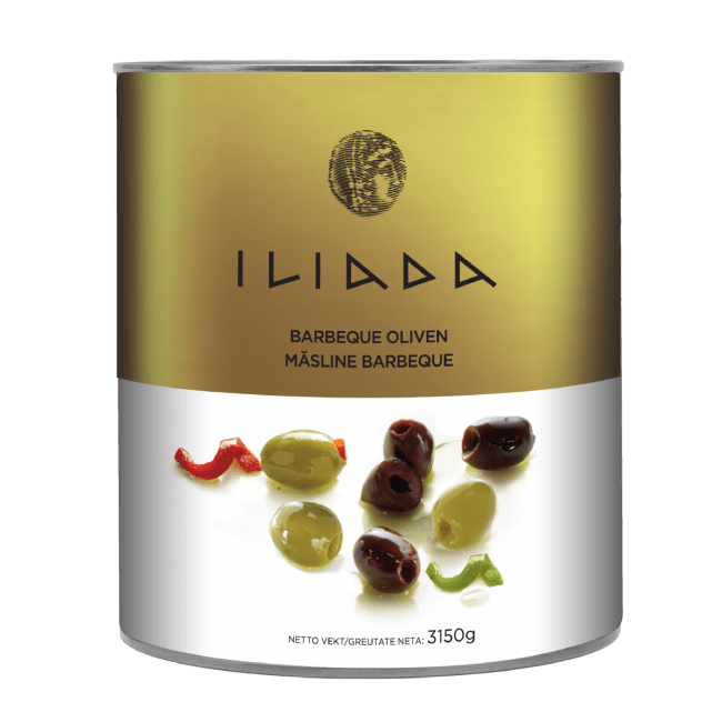 Iliada olivenmix u/sten bbq 3,15 kg