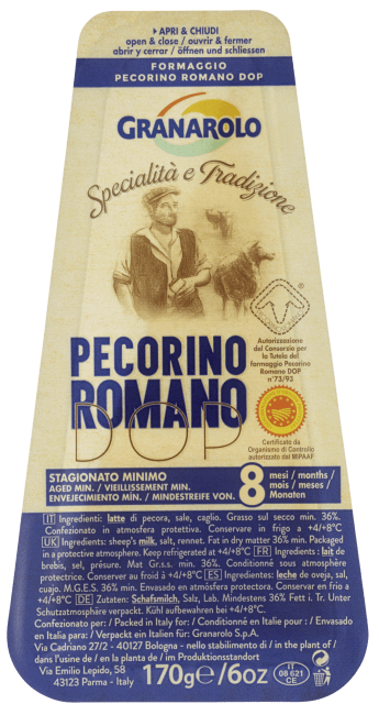 (Utgått) Pecorino Romano 8 mnd DOP 170 g