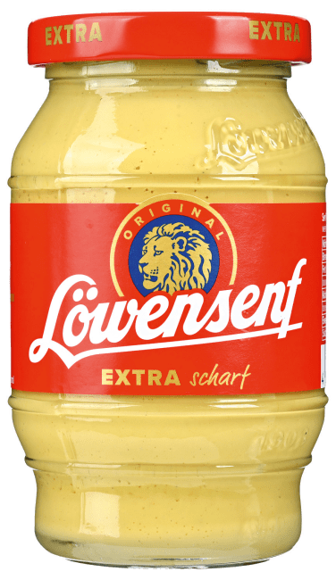 Löwensenf sennep ekstra sterk 250 ml